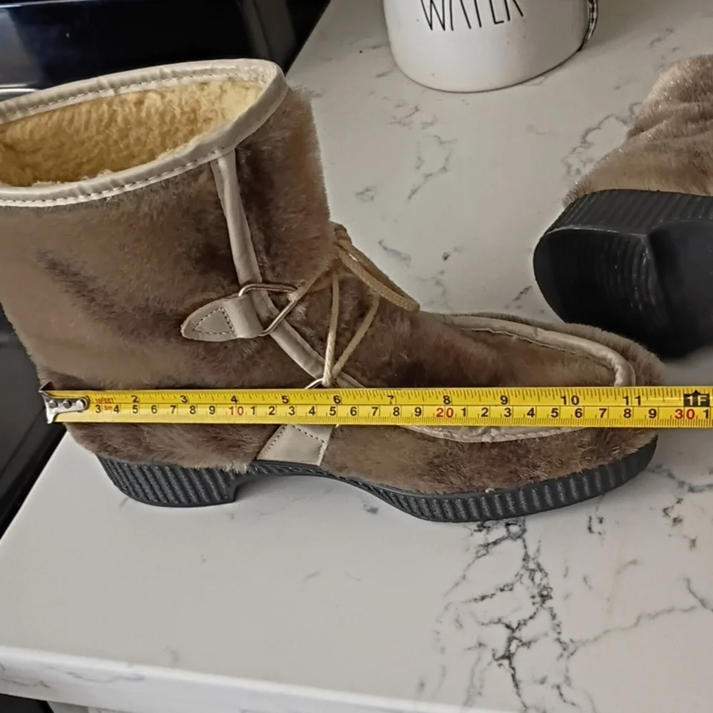 SNOWLAND Faux Fur Winter Boots For Esqui Mens